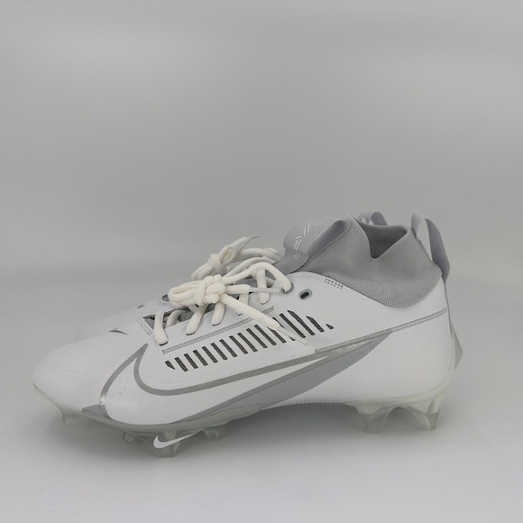 New Nike Vapor Edge Pro 360 2 White Metallic Silver Cleats DA5456-100 Men\'s 9 main image 6